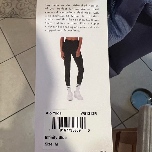 ALO High waist Airlift leggings Size Medium NEW - Picture 3 of 6
